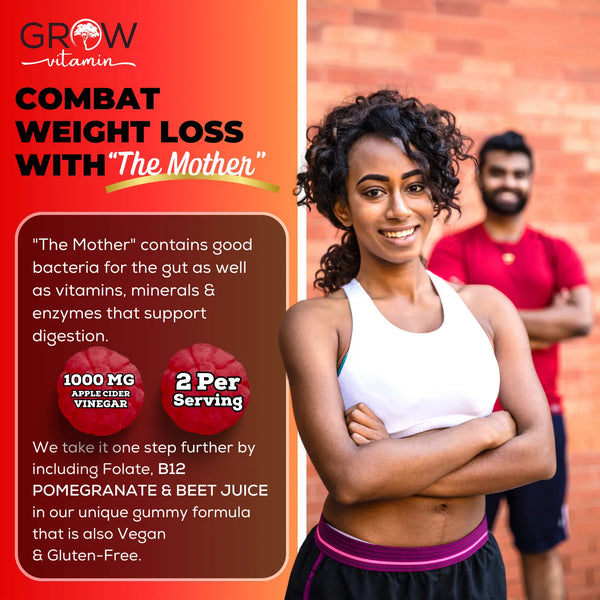 Apple Cider Vinegar Gummies Grow Vitamin