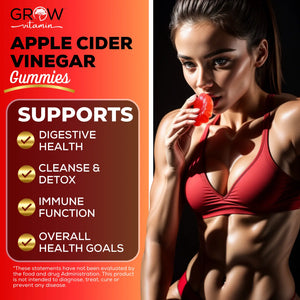 Apple Cider Vinegar Gummies Grow Vitamin