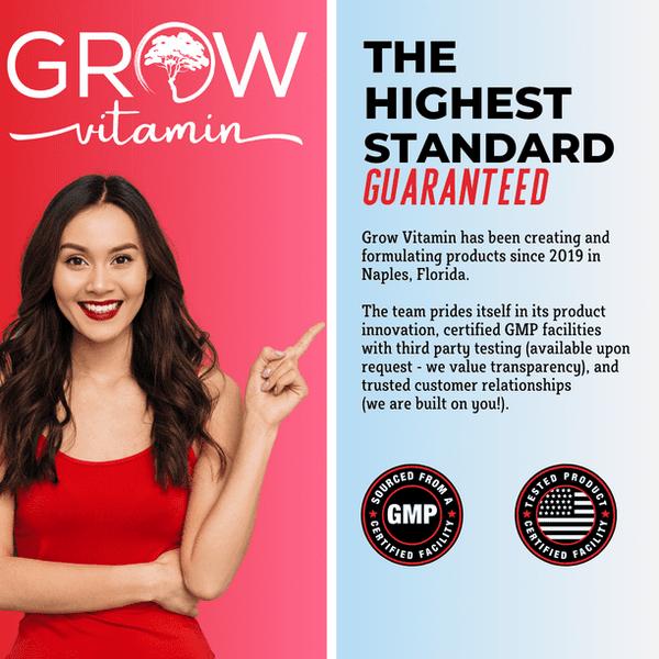 Vegan Vitamin B12 Sublingual Liquid Drops by grow vitamin Grow Vitamin