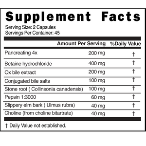 Gallbladder Formula