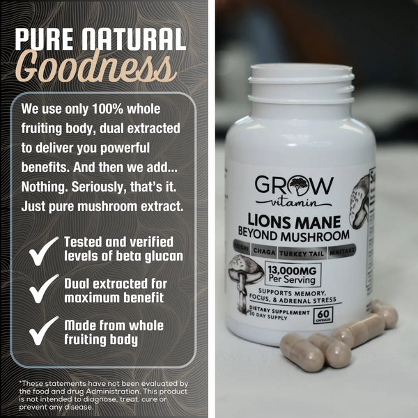 Grow Vitamin  Beyond Mushroom Grow Vitamin