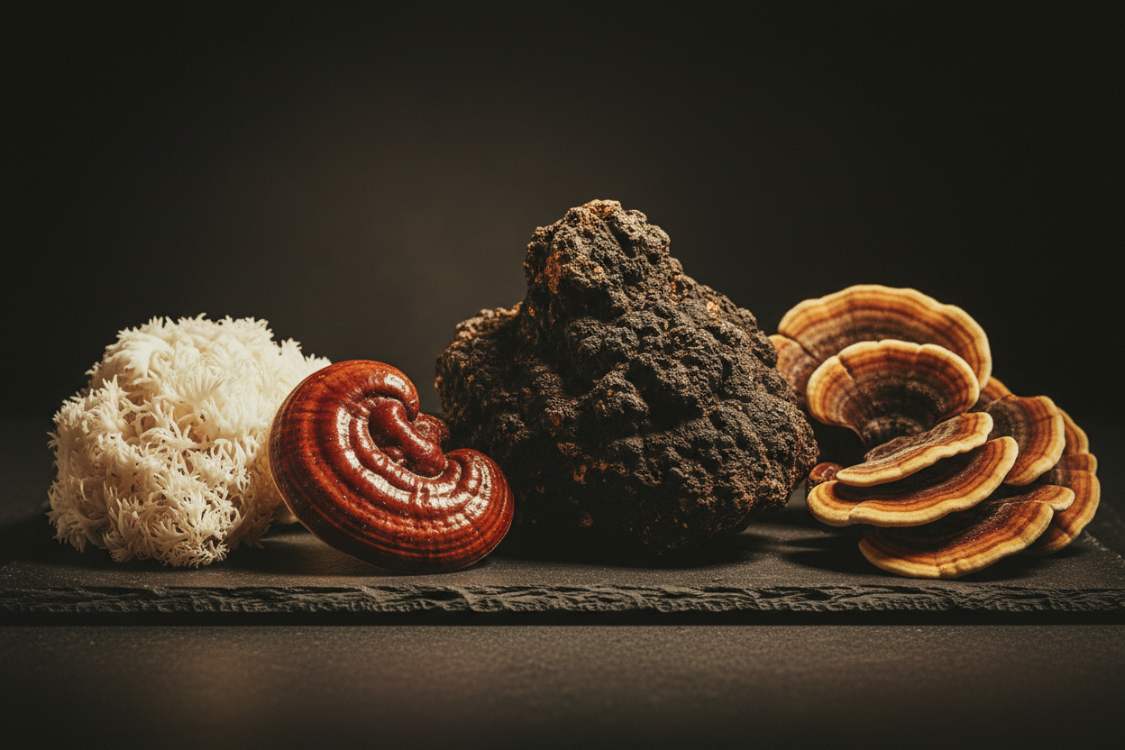 Lion's Mane, Reishi, Chaga & Turkey Tail: What Each Mushroom Does