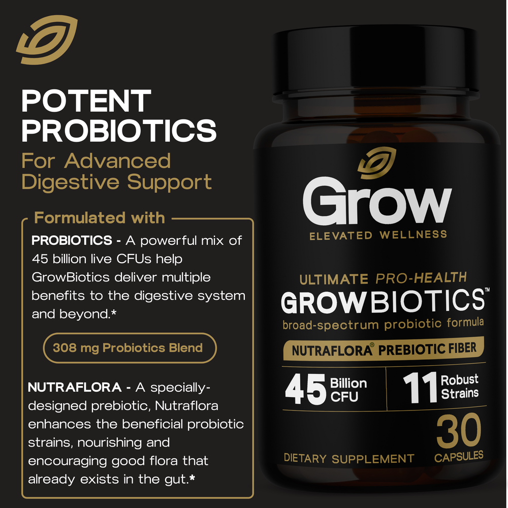 GrowBiotics™ Probiotics + Prebiotics