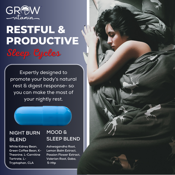 DuskBurn, Night-time Supplement Grow Vitamin