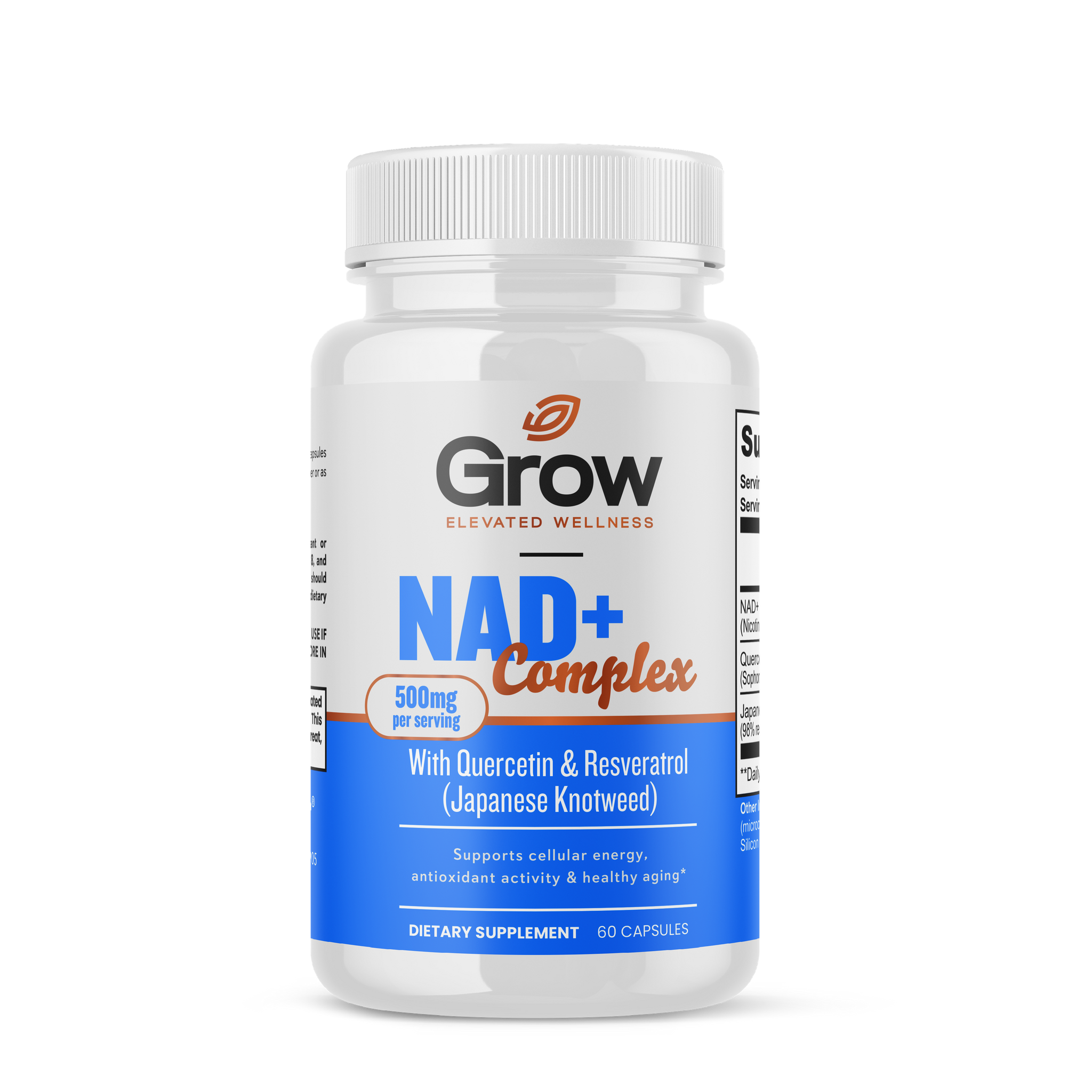 Grow Vitamin NAD+ Complex Bottle