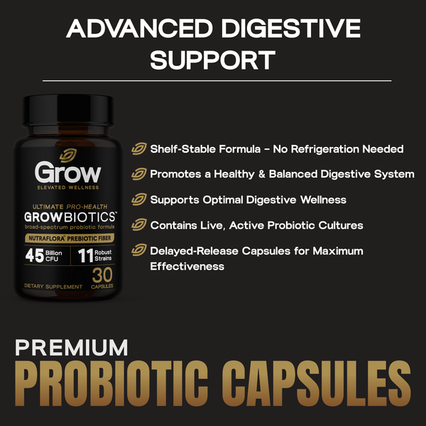 GrowBiotics™ Probiotics + Prebiotics