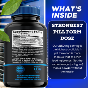 Nitric Oxide Booster Grow Vitamin