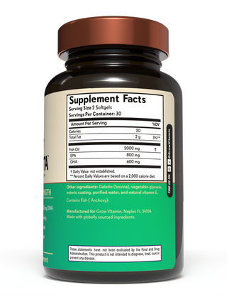 OmegaVita Fish Oil Grow Vitamin