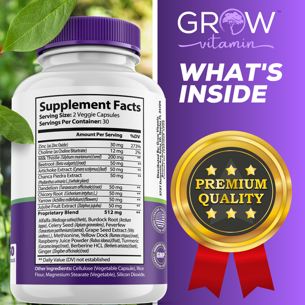 Liver Support Grow Vitamin