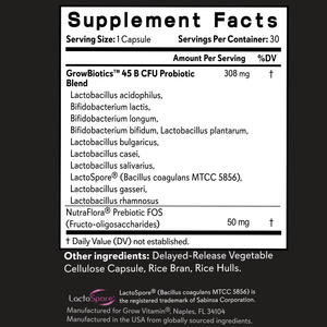 GrowBiotics™ Probiotics + Prebiotics