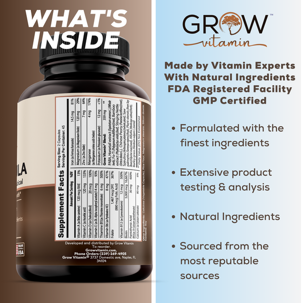 Hair Formula Grow Vitamin
