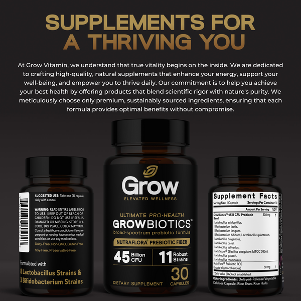 GrowBiotics™ Probiotics + Prebiotics