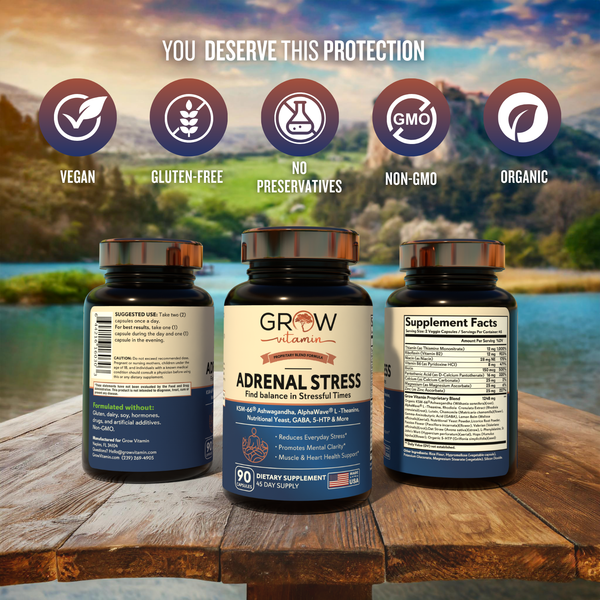 grow Adrenal Stress Advanced Formula growvitamin