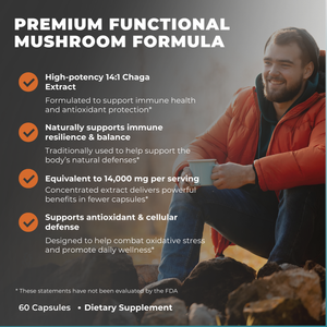 Chaga Mushroom Extract Capsules