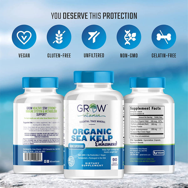 Organic Sea Kelp (Icelandic) Enhanced Grow Vitamin