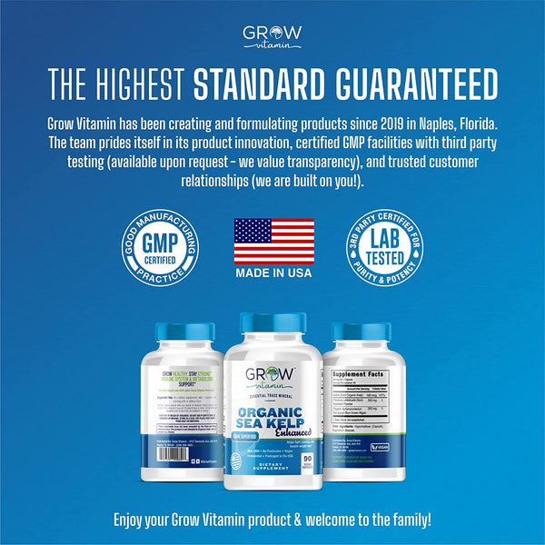Organic Sea Kelp (Icelandic) Enhanced Grow Vitamin