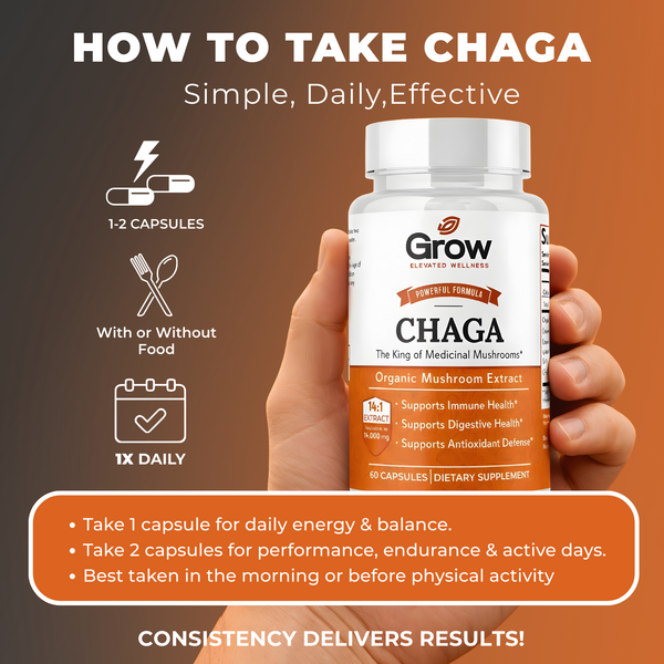 Chaga Mushroom Extract Capsules