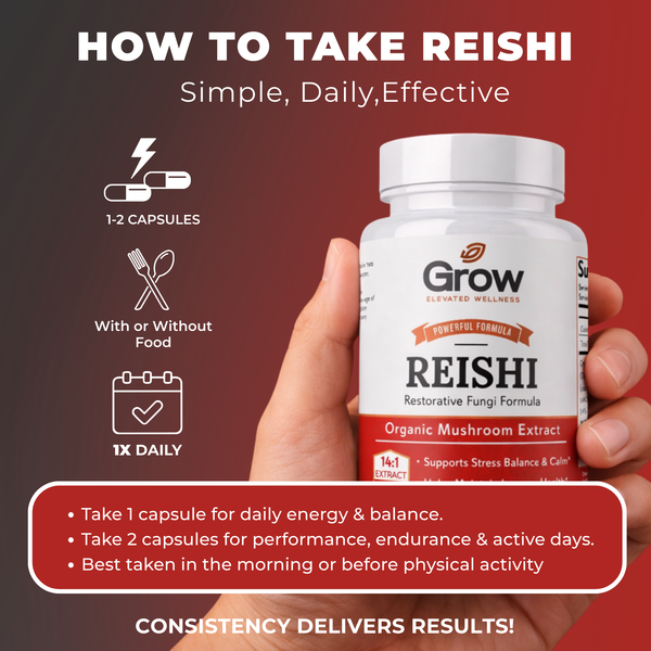 Reishi Mushroom Extract Capsules