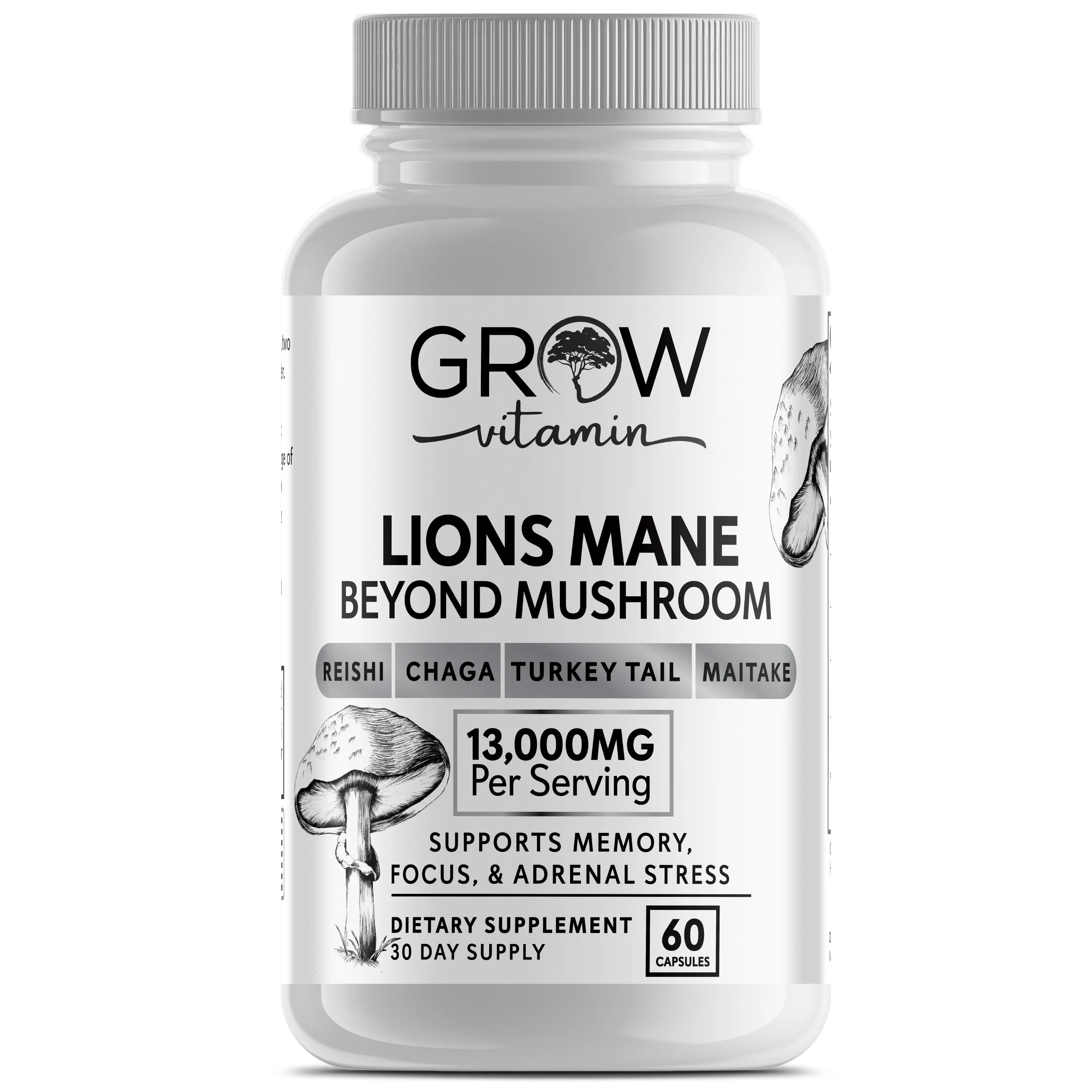 Grow Vitamin Beyond Mushroom Supplement
