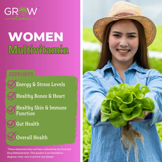 One Daily Multivitamin for Women - Grow Vitamin