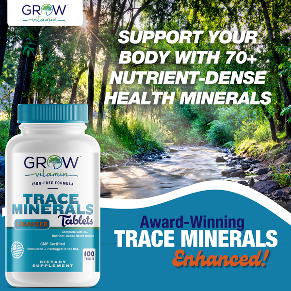 Trace Minerals Enhanced Grow Vitamin