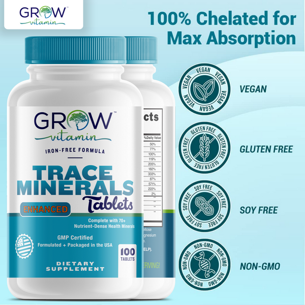 Trace Minerals Enhanced Grow Vitamin