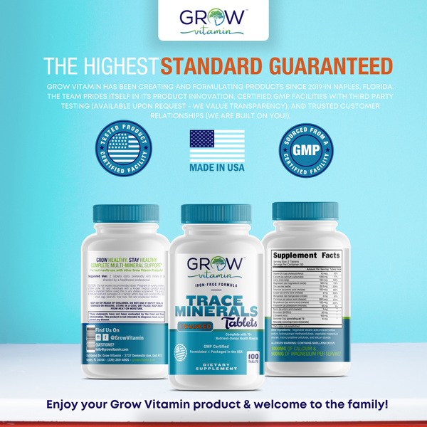 Trace Minerals Enhanced Grow Vitamin