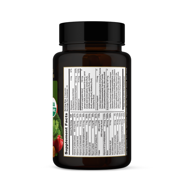 Whole Food Multivitamin with Minerals (45 Day supply)