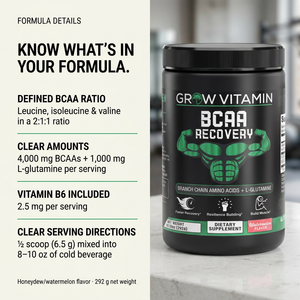 BCAA Post Workout Recovery – Grow Vitamin