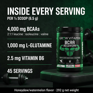 BCAA Post Workout Recovery – Grow Vitamin