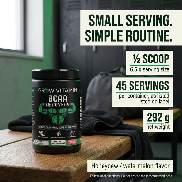 BCAA Post Workout Recovery – Grow Vitamin