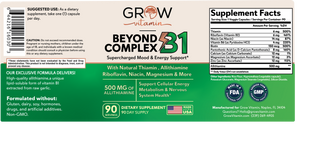 Beyond B1 Complex Grow Vitamin