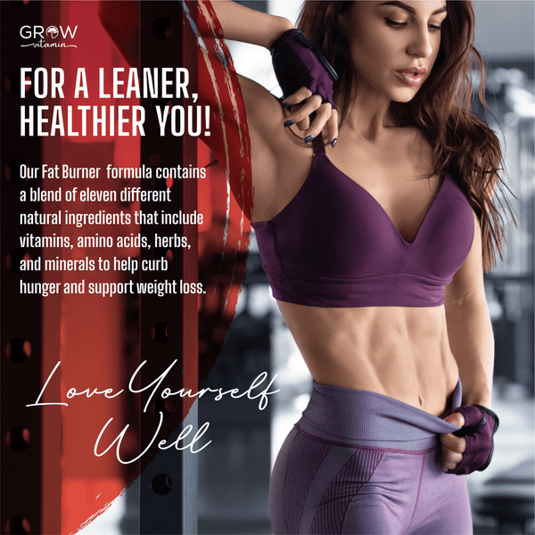 Fat Burner Weight Loss Pills BurnWell Grow Vitamin