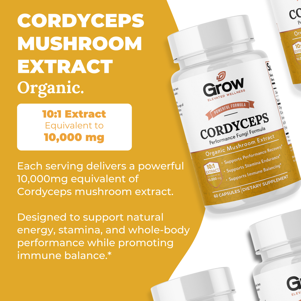 Cordyceps Mushroom Extract Capsules