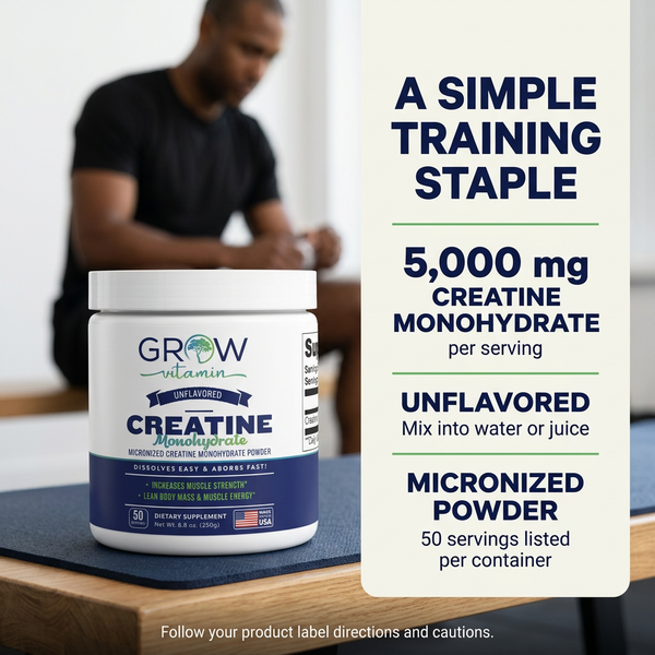Creatine Monohydrate – Grow Vitamin