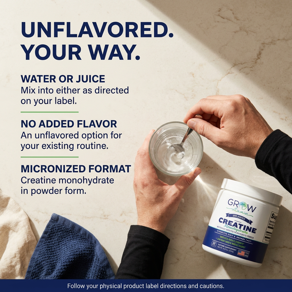 Creatine Monohydrate – Grow Vitamin