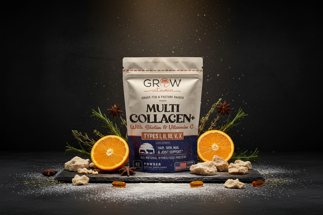Grow Vitamin Multi Collagen+ Hero Banner