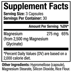Magnesium Glycinate – Grow Vitamin
