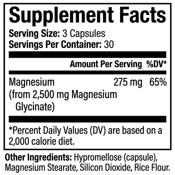 Magnesium Glycinate – Grow Vitamin