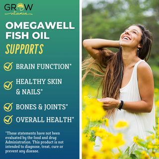 OmegaVita Fish Oil Grow Vitamin