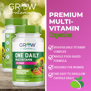 One Daily Multivitamin for Women - Grow Vitamin