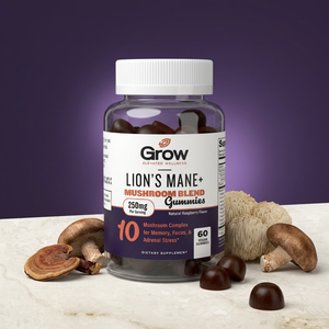 Lion's Mane + Mushroom Blend Gummies – Grow Vitamin