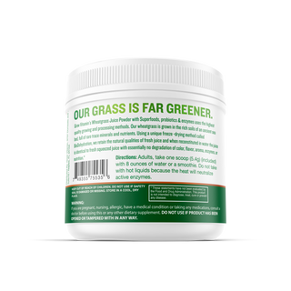 Grow Vitamin Raw Organic Wheatgrass Juice Powder Blend