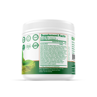 Grow Vitamin Raw Organic Wheatgrass Juice Powder Blend