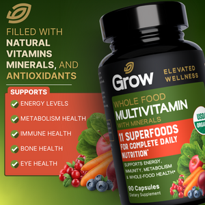 Whole Food Multivitamin with Minerals (45 Day supply)