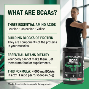 BCAA Post Workout Recovery – Grow Vitamin