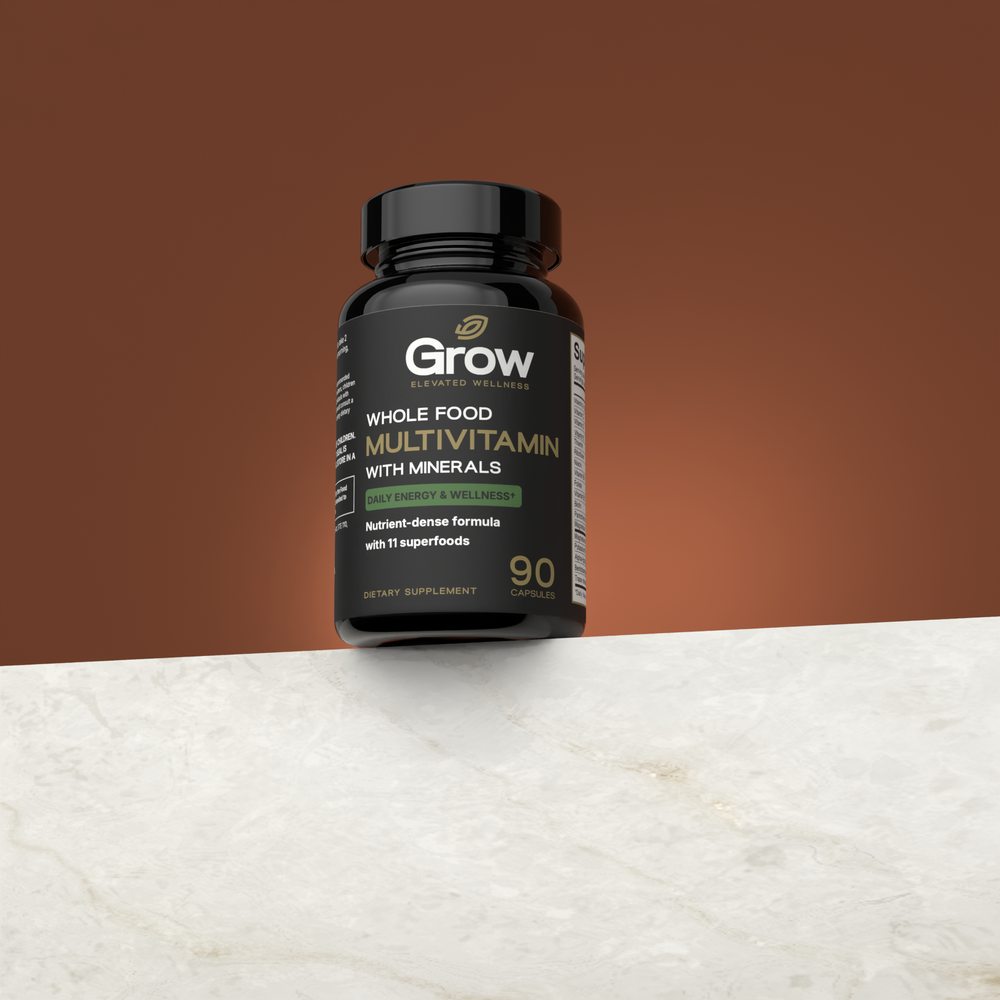 Whole Food Multivitamin with Minerals – Grow Vitamin